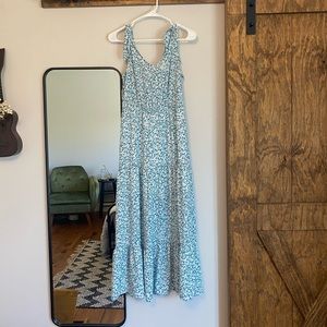 Floral maxi jumper dress